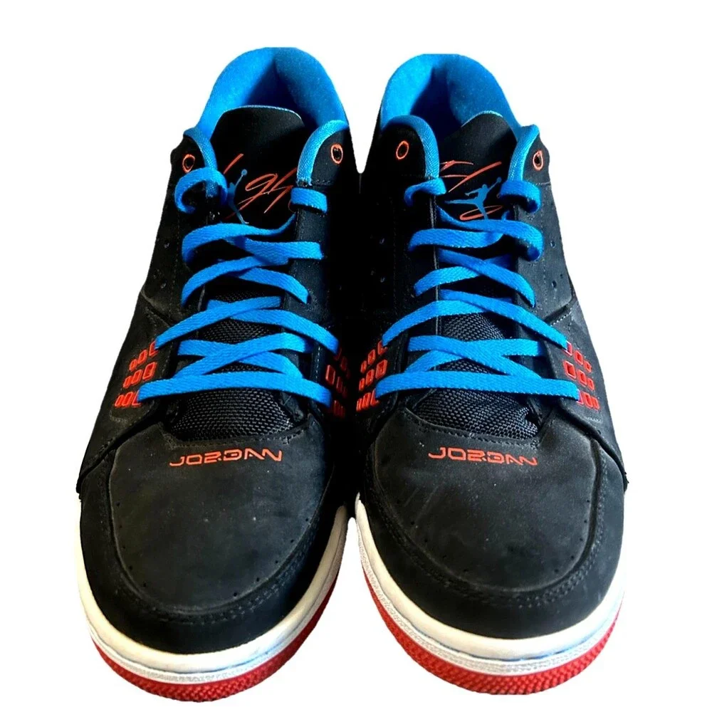 Jordan SC-1 Mens Size 11.5   Low Black Blue Red Shoe Sneaker 599929-007